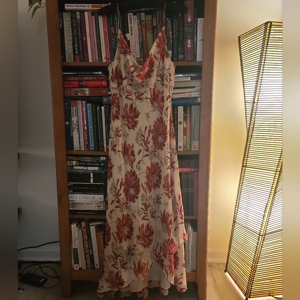 Floral Silk Dress